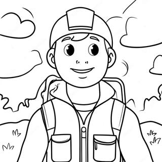 Adventurous Ryan Coloring Page 5461-4345