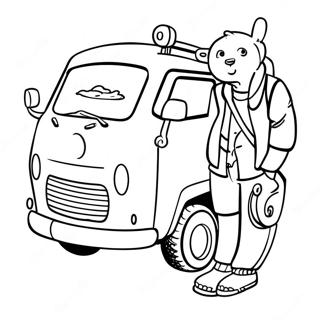 Adventurous Ryan Coloring Page 5461-4347