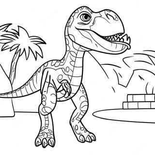 Indoraptor Jurassic World Coloring Pages