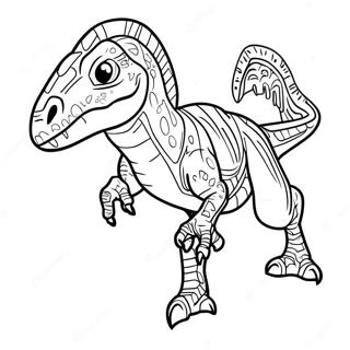 Página Para Colorear De Indoraptor De Jurassic World 54633-43238