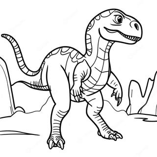 Página Para Colorear De Indoraptor De Jurassic World 54633-43239