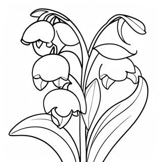 Lily Of The Valley Coloring Pages