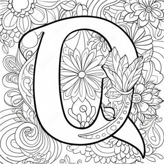 Letter Q Coloring Page 54743-43307