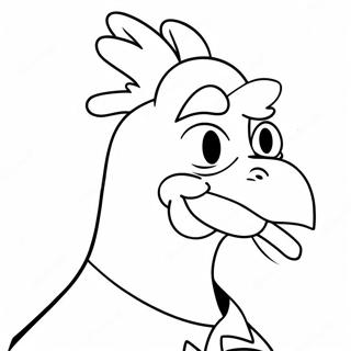 Foghorn Leghorn Boyama Sayfaları