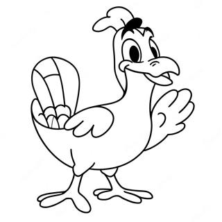 Kolorowanka Foghorn Leghorn W Zabawnej Pozie 54774-43334