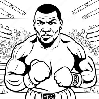 Mike Tyson Coloring Pages