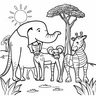 Africa Coloring Page 5480-4351