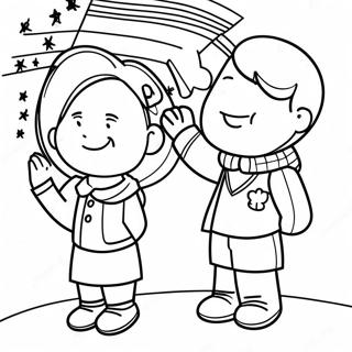 Pledge Of Allegiance Coloring Page 54833-43391