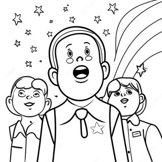 Colorful Pledge Of Allegiance Poster Coloring Page 54834-43377