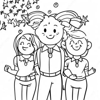 Colorful Pledge Of Allegiance Poster Coloring Page 54834-43379