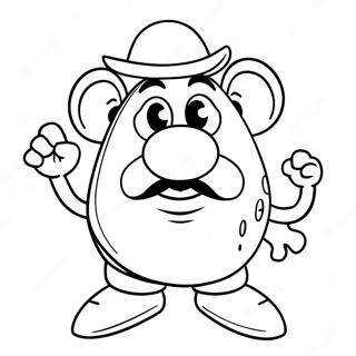 Mr Potato Head Coloring Pages