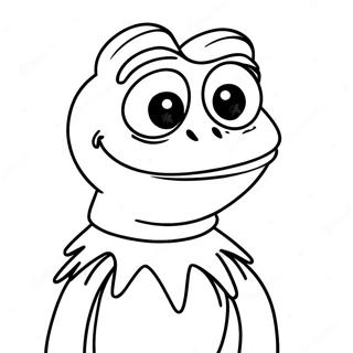 Kermit Coloring Pages