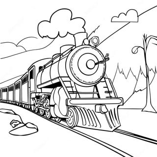 The Polar Express Coloring Page 54943-43465