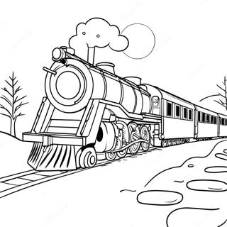 The Polar Express Coloring Page 54943-43466