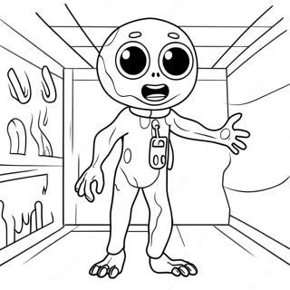 Scp 173 Creepy Coloring Page 54953-43474