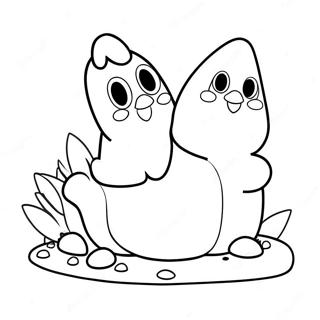 Peeps Coloring Page 55003-43520