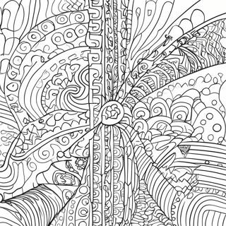 Colorful Glitch Patterns Coloring Page 55064-43593