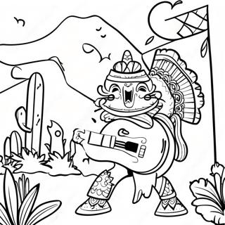 Mexico Coloring Page 550-439