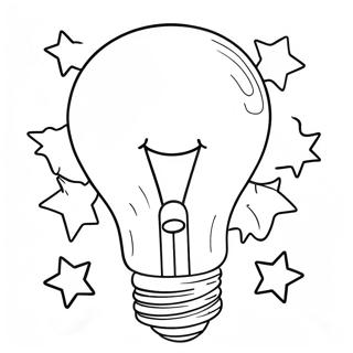 Christmas Light Bulb Coloring Page 5510-4374