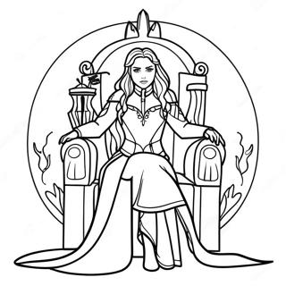 Throne Of Glass Coloring Pages