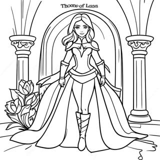 Throne Of Glass Coloring Page 55133-43614