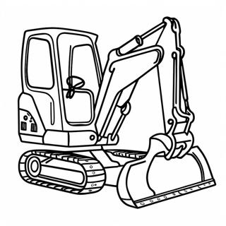 Backhoe Coloring Pages