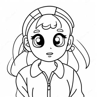 Cute Bulma In Casual Outfit Coloring Page 55154-43626