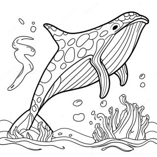 Playful Humpback Whale Coloring Page 55184-43686