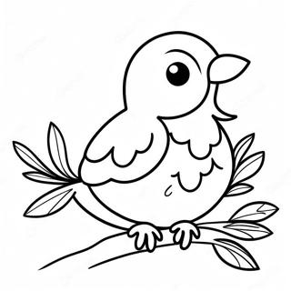 Realistic Bird Coloring Pages