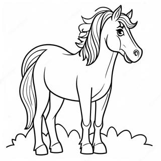 Draft Horse Coloring Page 55313-43763