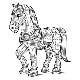 Trojan Horse Coloring Page 55343-43798