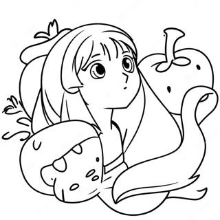 Fruits Basket Anime Coloring Page 55413-43837