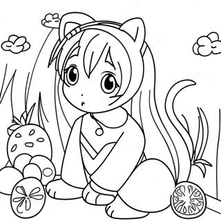 Fruits Basket Anime Coloring Page 55413-43839