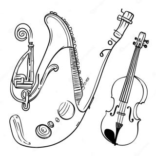 I Love Music Coloring Pages