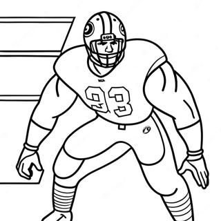 Nick Bosa Coloring Pages