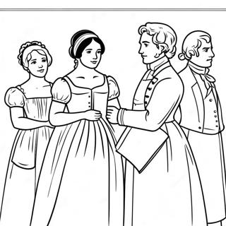 Jane Austen Coloring Pages