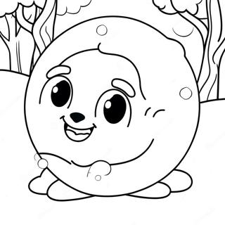 Snowball Coloring Pages