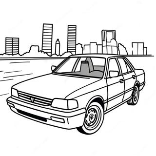 Honda Accord Classic Model Coloring Page 55613-43999