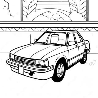 Honda Accord Classic Model Coloring Page 55613-44000