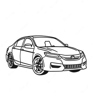 Honda Accord Sporty Design Coloring Page 55614-44001