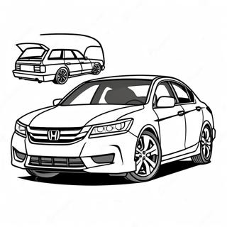 Honda Accord Sporty Design Coloring Page 55614-44002