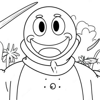 Koro Sensei Smiling Coloring Page 55714-44083