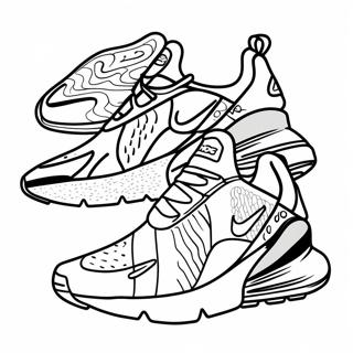 Nike Air Max 270 Sneaker Coloring Page 55773-44152