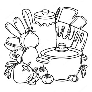 Cooking Coloring Pages