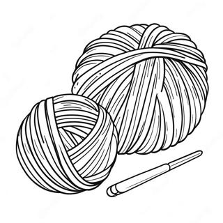 Knitting Coloring Pages