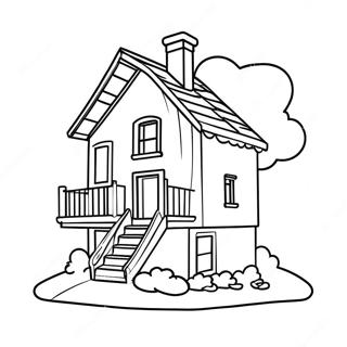 Up House Coloring Page 55833-44170