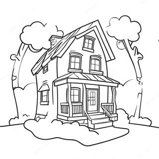 Up House Coloring Page 55833-44172