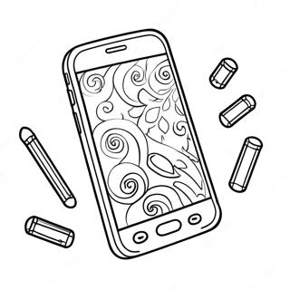 How From Phone Coloring Pages