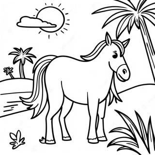 Palm Sunday Coloring Page 5590-4448