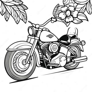 Harley Davidson Coloring Pages